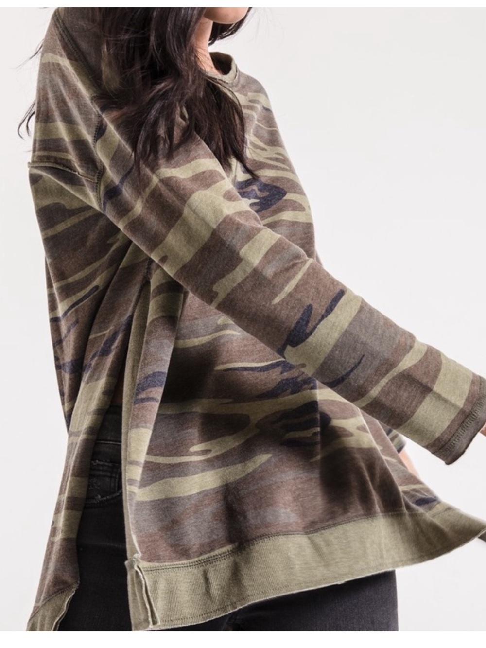 Z Supply Camo Weekender Pullover - Picture 3 of 9